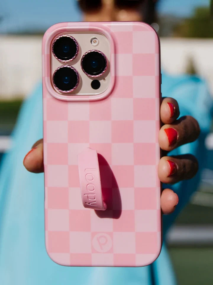 Blush Checkered