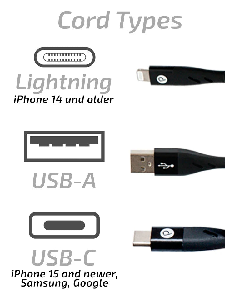 Loopy Charging Cables - Lightning to USB-A (1.1m / 3.6ft)